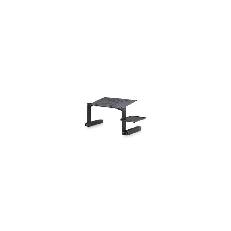 Yxd-1005 Laptop Table Stand Portable Mobile Laptop Standing Desk With Mouse Pad Fully Ergonomic Mount Book Macbook Laptop Ultra-Light Aluminum Bed Tray Desk Multicolour