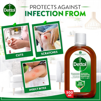 Dettol Antiseptic Liquid Multicolour 500 ml