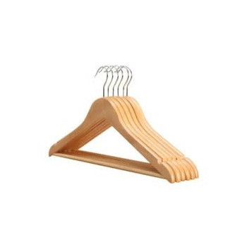 10-Piece Cloth Hanger Beige Colour