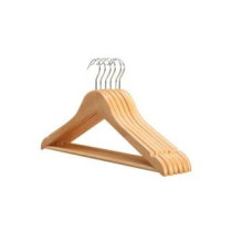 10-Piece Cloth Hanger Beige Colour
