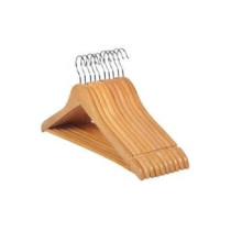 10-Piece Cloth Hanger Beige Colour
