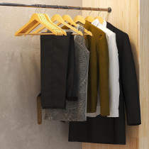 10-Piece Cloth Hanger Beige Colour