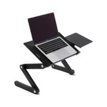 Multi-Function Laptop Cooling Table Black
