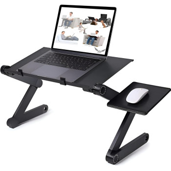 Multi-Function Laptop Cooling Table Black