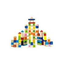 Viga 100-Piece Wooden Alphabet And Number Set