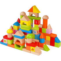 Viga 100-Piece Wooden Alphabet And Number Set
