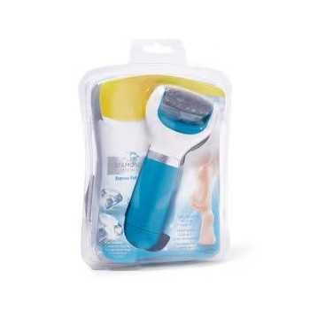 Velvet Soft Dead Skin Removal Electronic Machine For Feet Blue/White