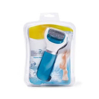 Velvet Soft Dead Skin Removal Electronic Machine For Feet Blue/White