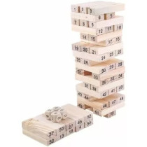 Unique 54-Piece Wooden Building Block Toy 3+ Years