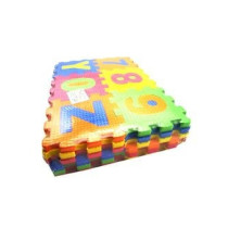 36-Piece Number Alphabet Puzzle Foam Mat 8 x 8cm