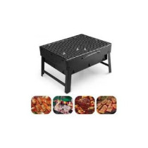 Bbq Charcoal Grill Black For Camping Picnics Traveling-Stellar