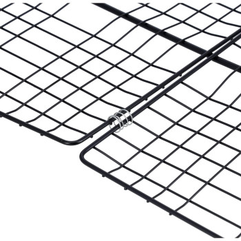 Royalford Foldable Portable Stainless Steel Barbecue Grill Indoor And Outoor Silver/Red 30 x 40 x 70cm