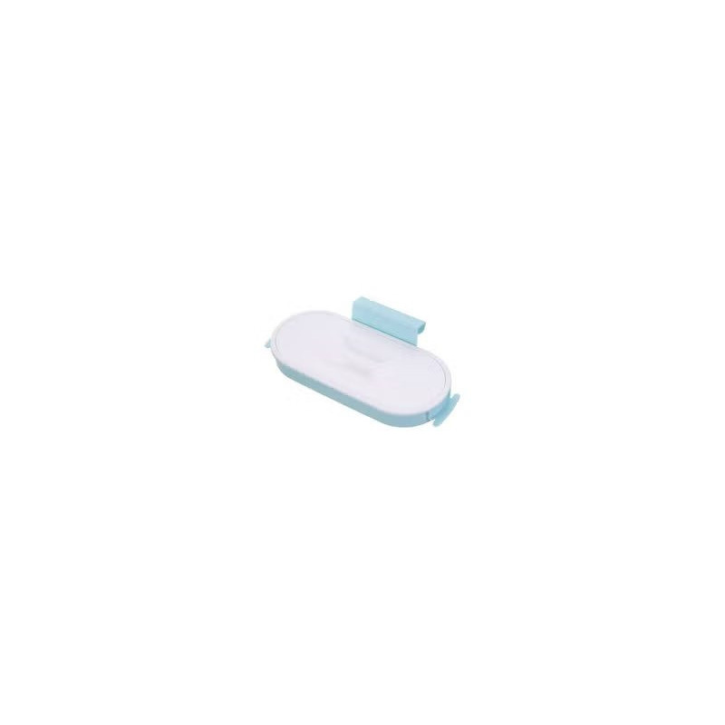 Kitchen Garbage Bag Holder Light Blue/White