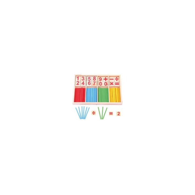 Wooden Mathematical Stick Counting Learning Toy