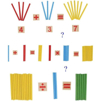 Wooden Mathematical Stick Counting Learning Toy