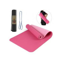 Portable Double Yoga Mat With Carrying Strap And Storage Bag
