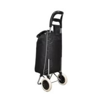 New Travel Rolling Shopping Bag Black/White M