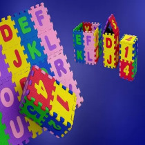 Jaykal 36-Piece Foam Abc Tiles Puzzle