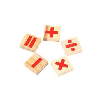 Montessori Mathematical Intelligence Stick Preschool Educational Toys 23 x 2.4 x 16cm