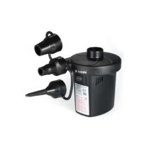 Electric Rechargeable Deflator Inflating Air Compressor Pump Usb For Inflatables With 3 Nozzles Black 13.50 x 11.00 x 13.00cm