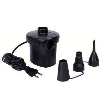 Electric Rechargeable Deflator Inflating Air Compressor Pump Usb For Inflatables With 3 Nozzles Black 13.50 x 11.00 x 13.00cm