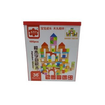 Childtoy 100-Piece Alphabet Block Set For 3+ Years