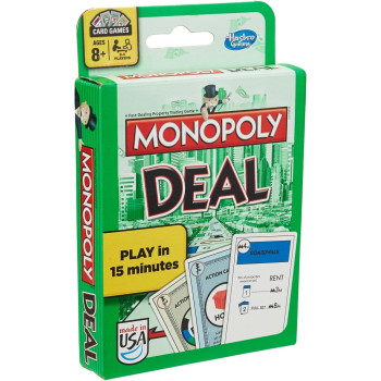 Hasbro 110-Piece Monopoly Deal Card Game Set DKV59
