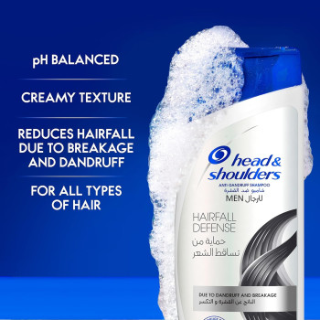 Head And Shoulders Men Hairfall Defense Anti-Dandruff Shampoo 400 ml