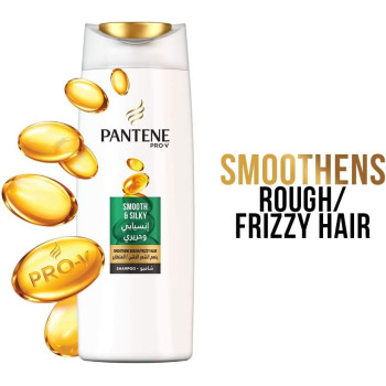 Pantene Pack Of 2 Pro-V Smooth And Silky Shampoo 400 ml
