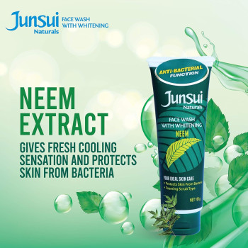 Junsui Whitening Neem Face Wash 100Grams