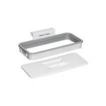 Edencomer Attach A Trash-Hanging Trash Bag Holder Grey
