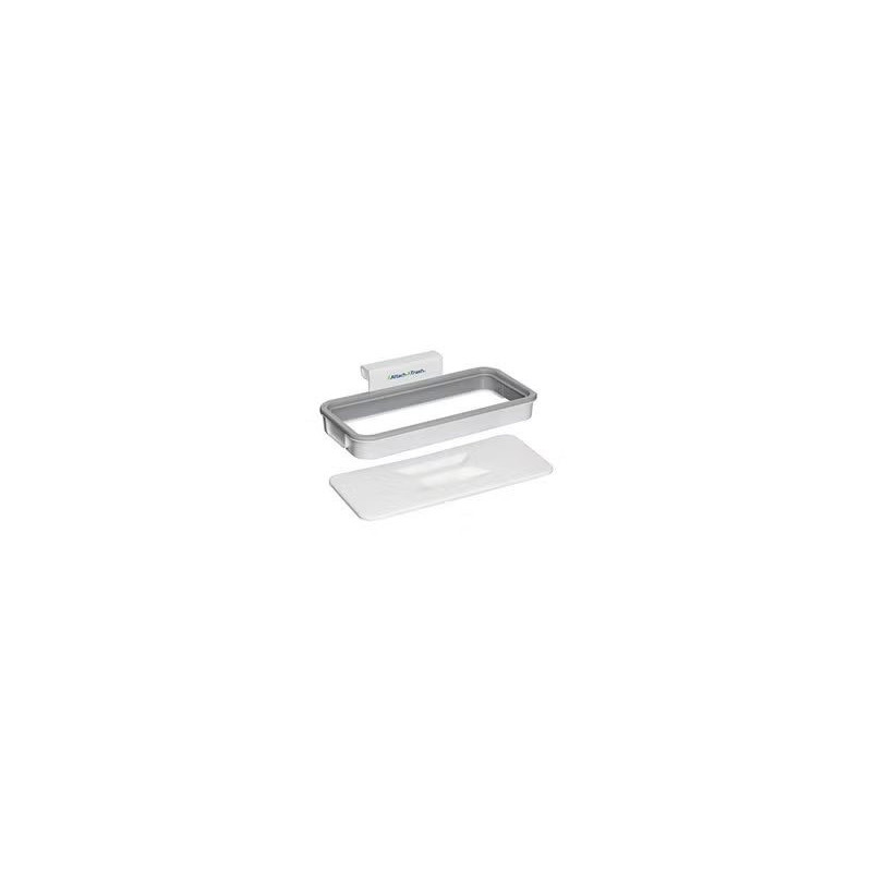 Edencomer Attach A Trash-Hanging Trash Bag Holder Grey