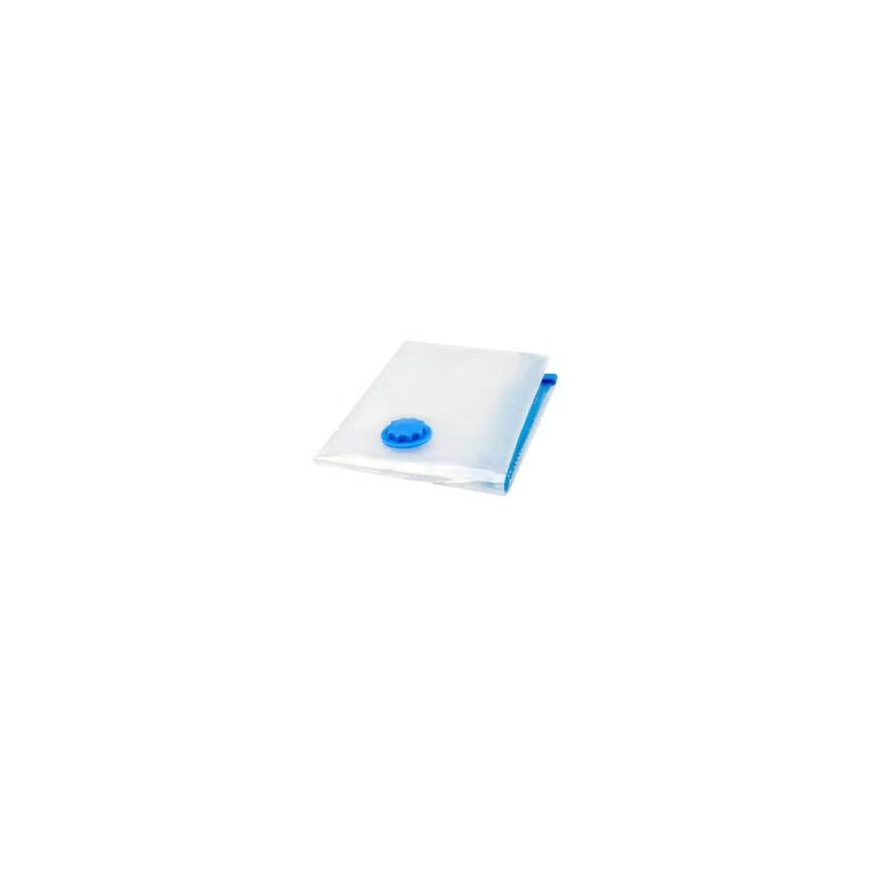 Vacuum Compression Seal Storage Pouch, Clear/Blue, 40 x 50cm