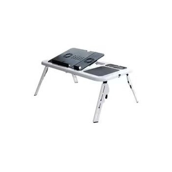 E-Table Portable Laptop Table White/Black