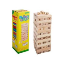 48-Piece Folds High Wood Toy Set
