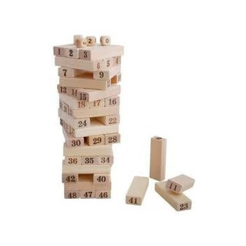 48-Piece Folds High Wood Toy Set