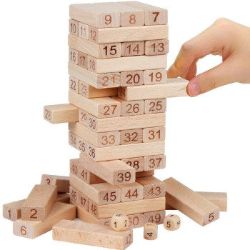 48-Piece Folds High Wood Toy Set