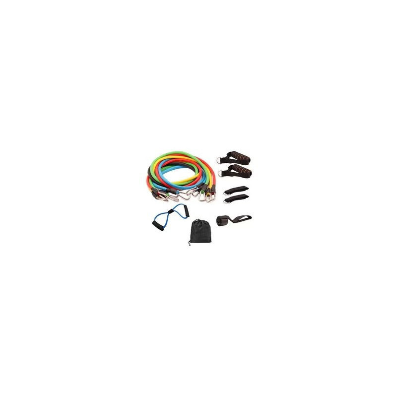 Dbt 12Pcs Muscle Training Fitness Resistance Bands Elastic Exercise Training Tubes Set