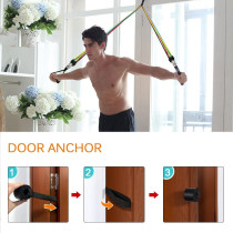 Dbt 12Pcs Muscle Training Fitness Resistance Bands Elastic Exercise Training Tubes Set