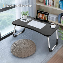 Rayan Foldable Laptop Table Black 60 x 27 x 40cm