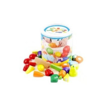 Lucky Cutting Fruits And Vegetables Wooden Kitchen Toy