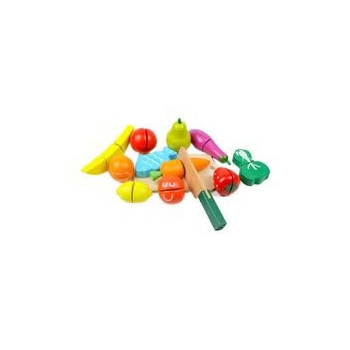 Lucky Cutting Fruits And Vegetables Wooden Kitchen Toy