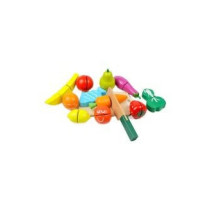 Lucky Cutting Fruits And Vegetables Wooden Kitchen Toy