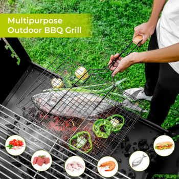 Bita Bbq Grill Silver/Brown 62 x 40Centimeter