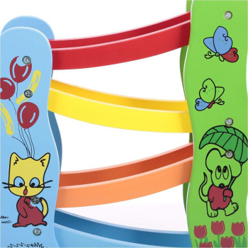 Canoe Wooden Rolling Down Car Toy CT181216RJ32