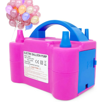 Electric Balloon Inflator With 4 Ports Fuchsia