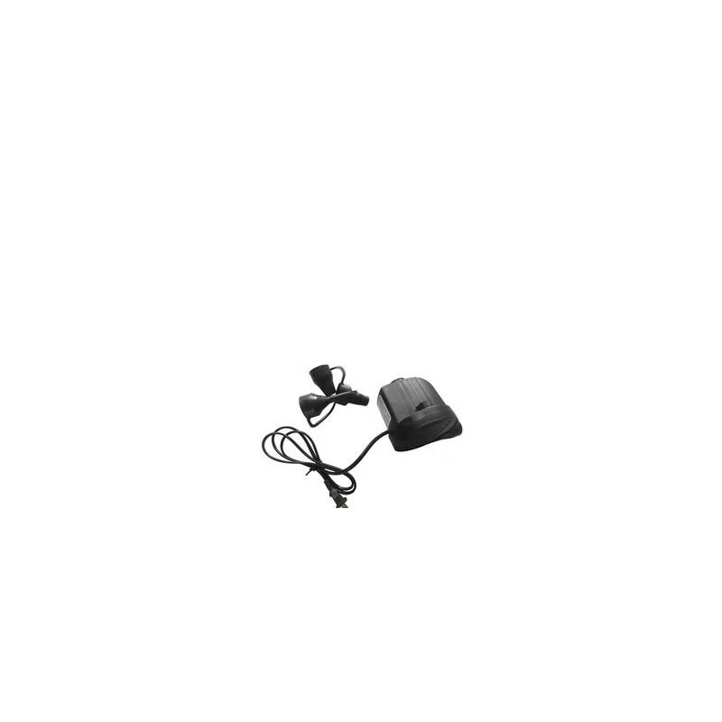Electric Air Pump For Camping Air Bed/Inflatable Boat/Air Mattress Black