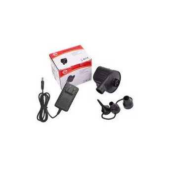 Electric Air Pump For Camping Air Bed/Inflatable Boat/Air Mattress Black