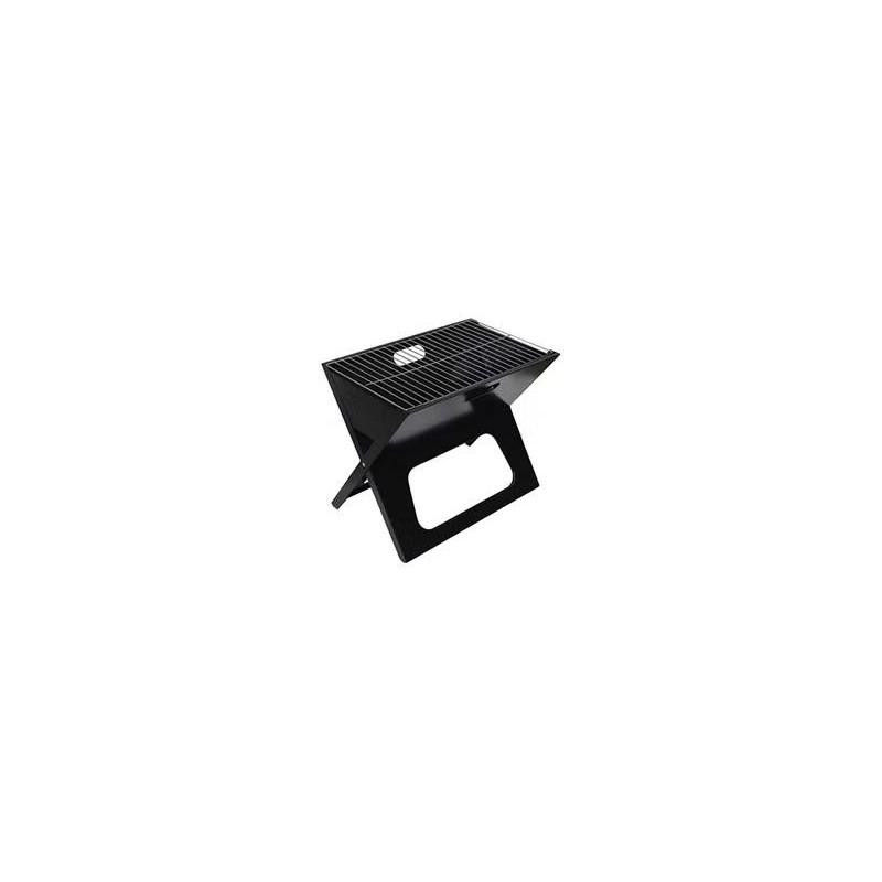 Portable Charcoal Grill Black, 35.5 x 2.54Centimeter