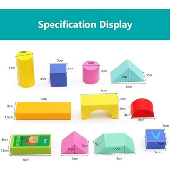 Viga 100-Piece Block Set 3Centimeter